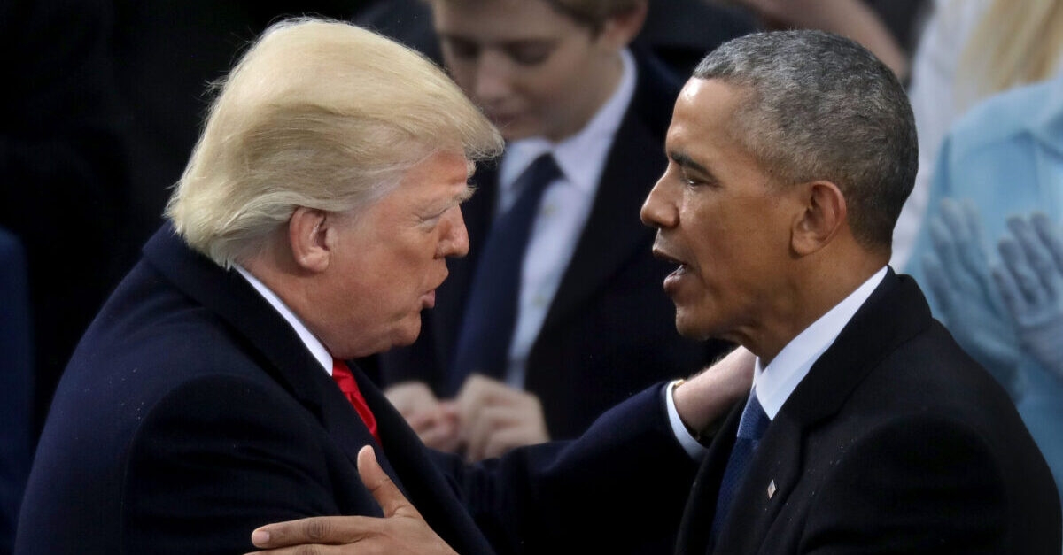 Trump suggested without evidence that Obama, committed treason in connection with the investigation into the 2016 Trump campaign’s contacts with Russia 