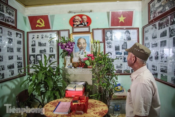 The memorial room inside tran van cao's house 