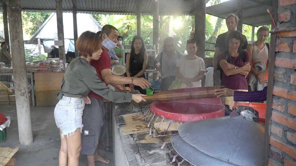 Visitors can experience firsthand in making local foods