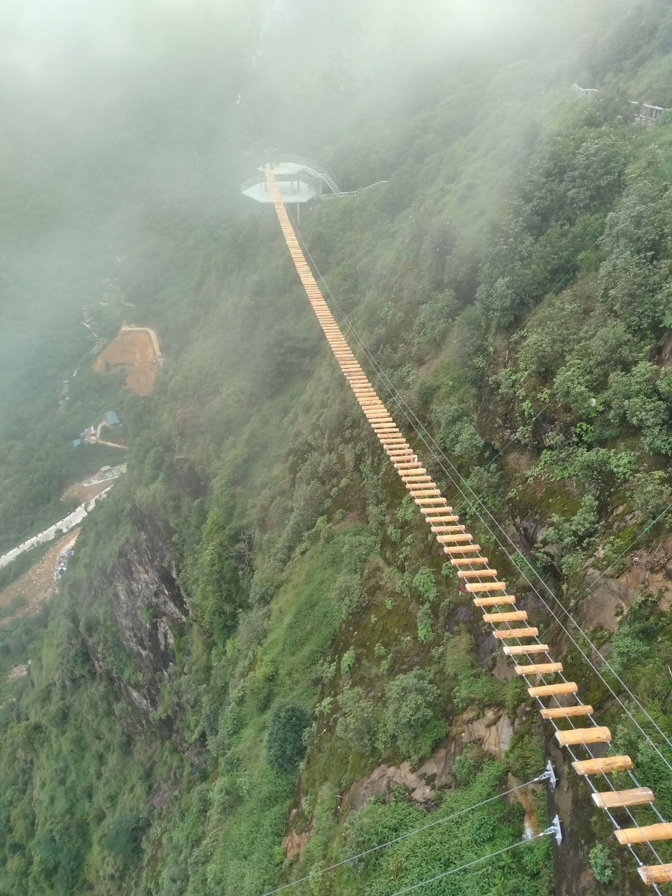 Doc Moc suspension bridge for adventure lovers. 