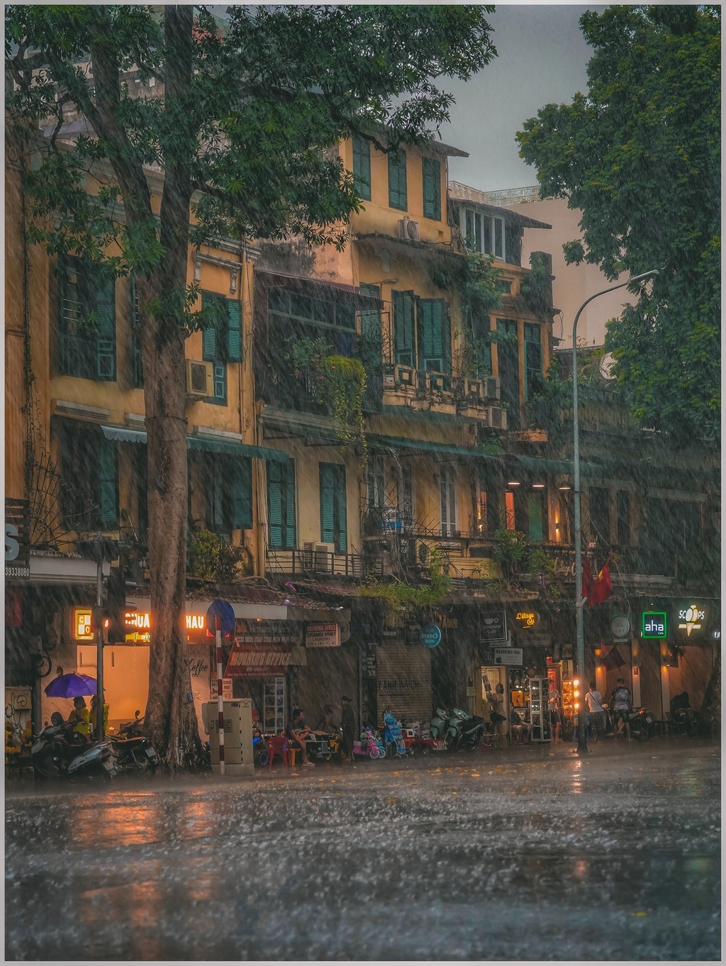 a different hanoi in summer rains