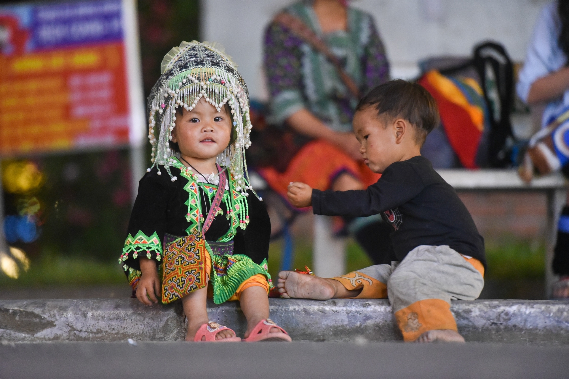 Innocent beauty of minority ethnic children in Northern Vietnam