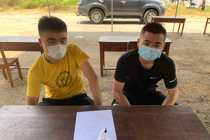 Two Chinese nationals are caught illegally entering Vietnam
