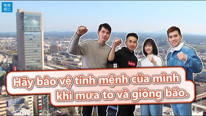 Overseas Vietnamese help Japanese make subtitles for disaster awareness-raising videos