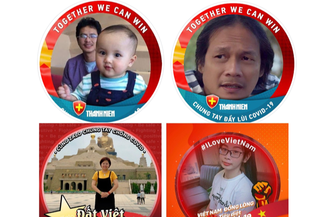 Vietnamese netizens change profile pictures to cheer the nation on in COVID-19 fight 