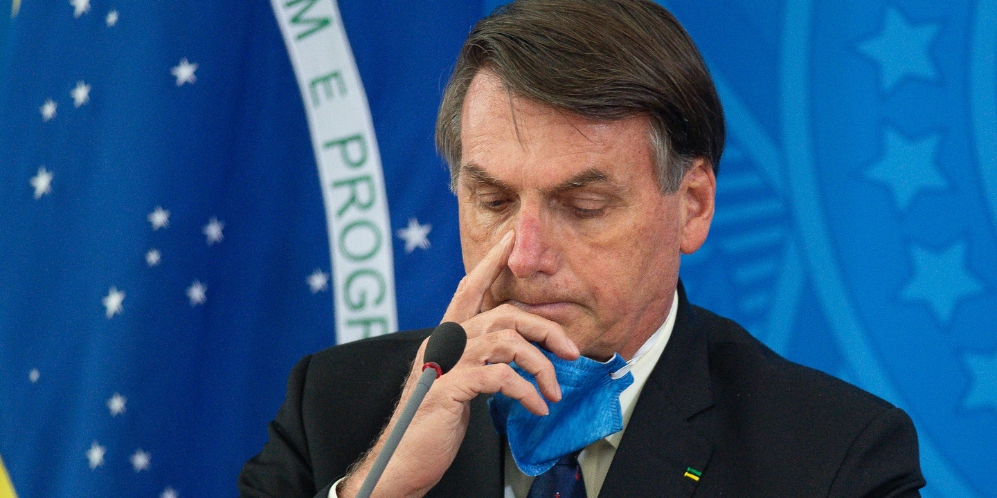 Brazilian President Jair Bolsonaro on Sunday threatened to punch a reporter repeatedly in the mouth 