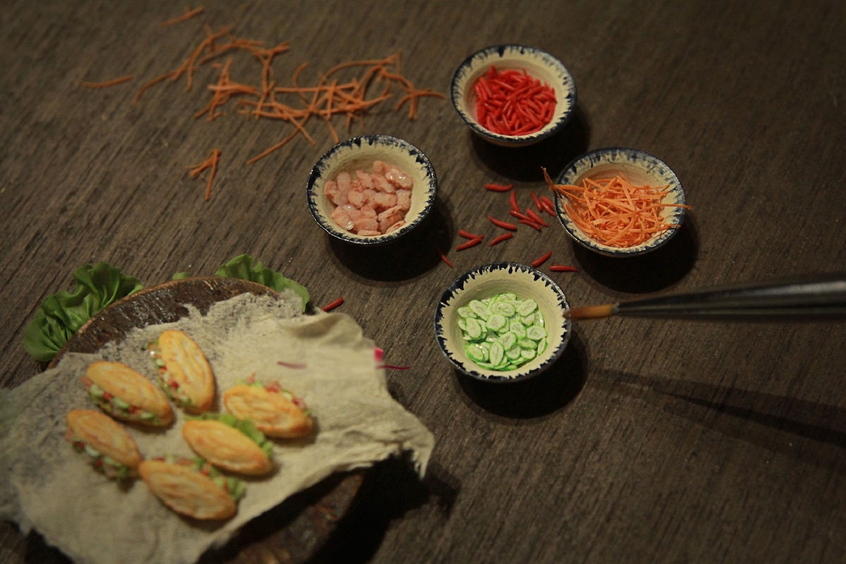 vietnamese girl breathes new life into miniature food clays