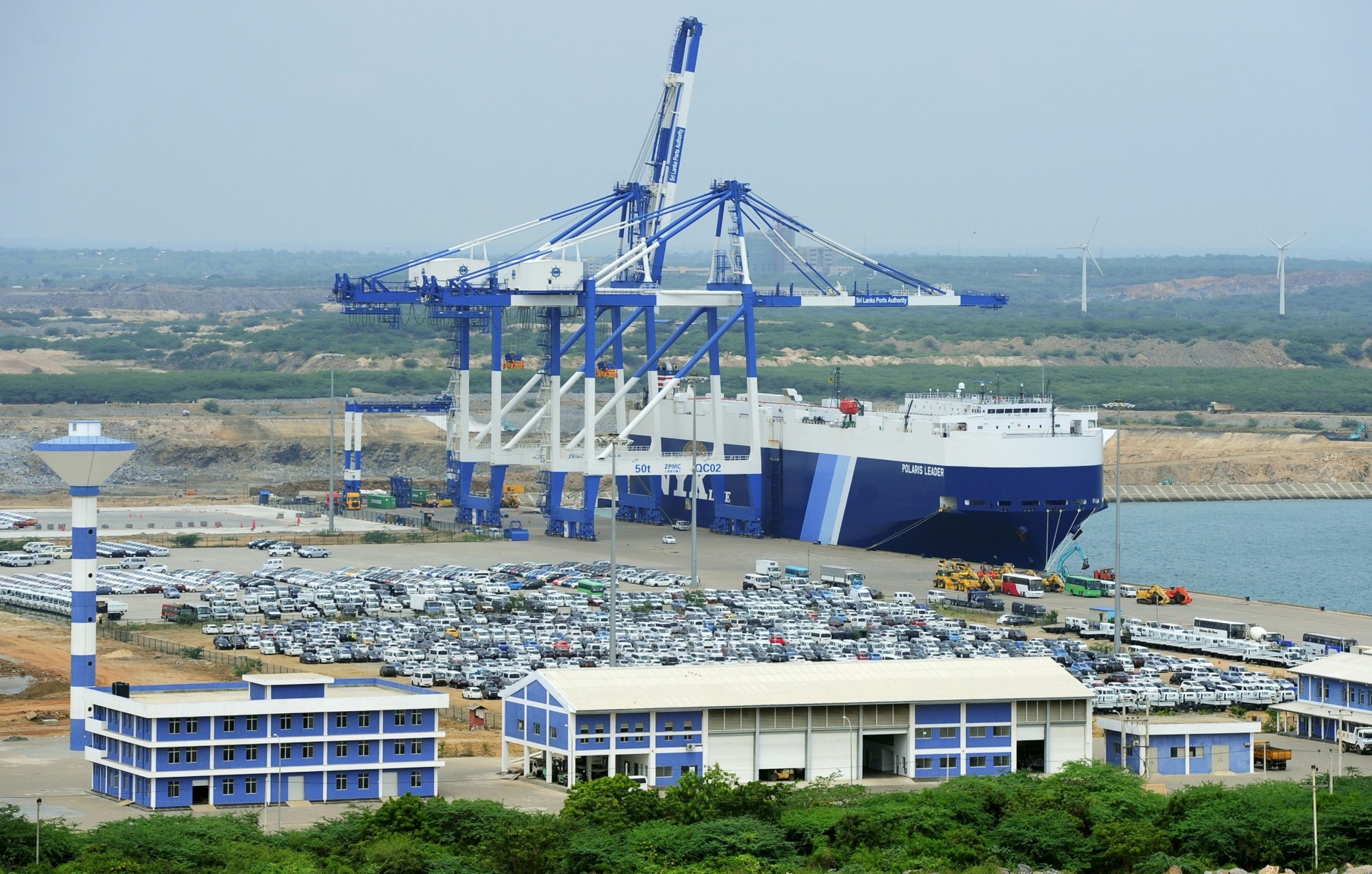 Sri Lanka delegated the authority to operate a deep-water port in the Indian Ocean to the Chinese company in 2017