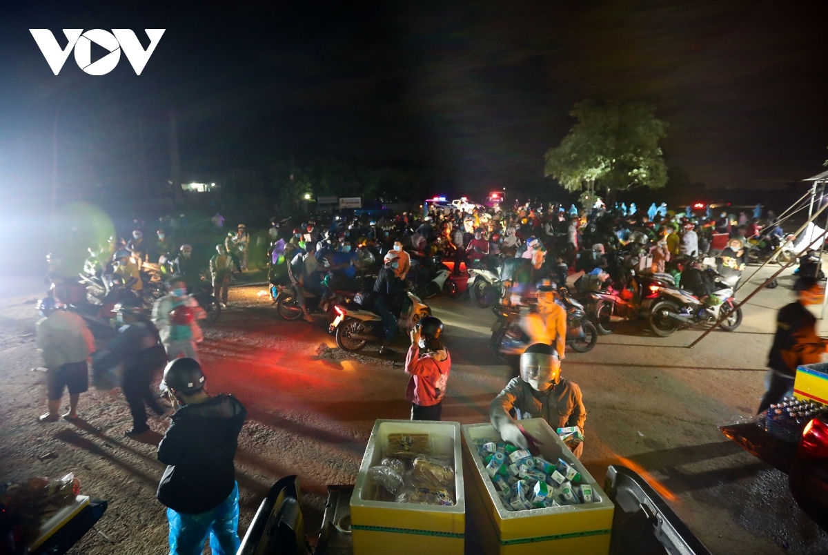 Warm Love of Motorbike Riders on Journey Home