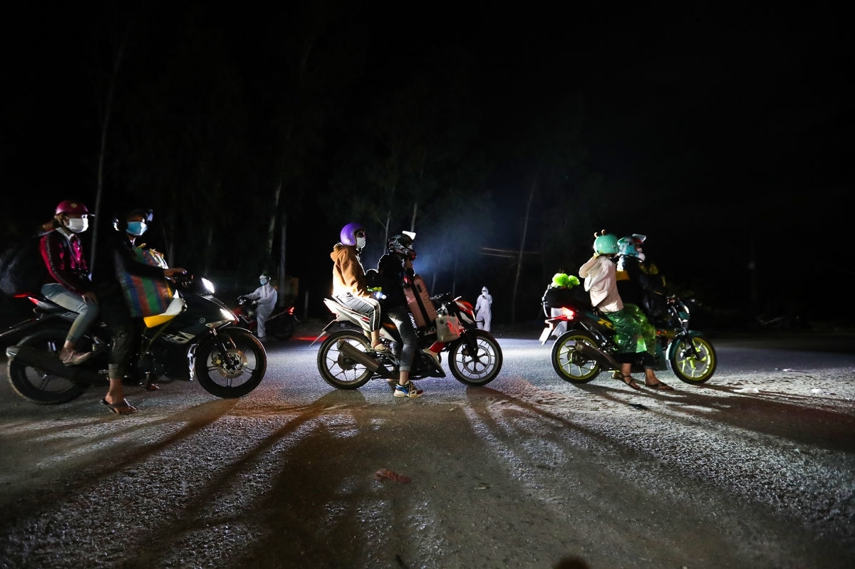 Warm Love of Motorbike Riders on Journey Home