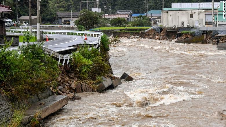 Million Urged to Seek Shelter as Floods and Landslides Hit Japan