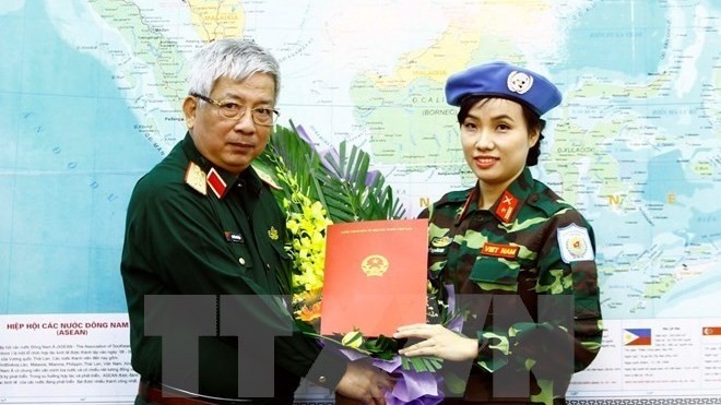 Another Vietnamese Female Officer Assigned to UN Peacekeeping Mission