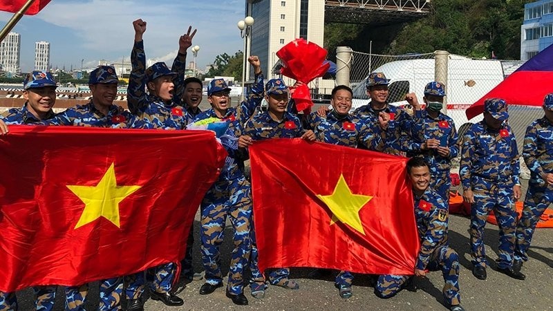 vietnam peoples navy team wins silver at army games 2021