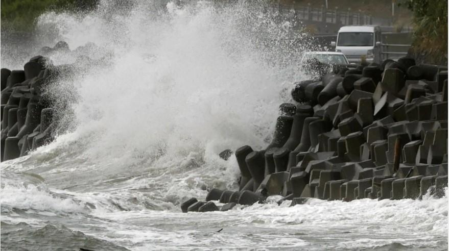 The Haishen typhoon hit Japan