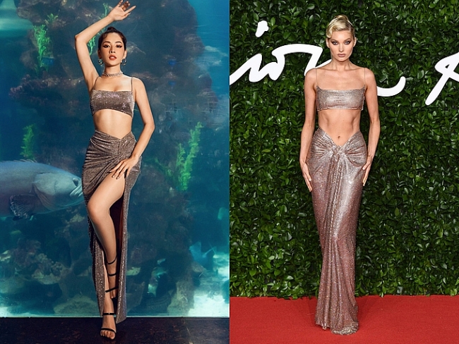 Victoria's Secret models' styles and allegedly Vietnamese celebs copycats