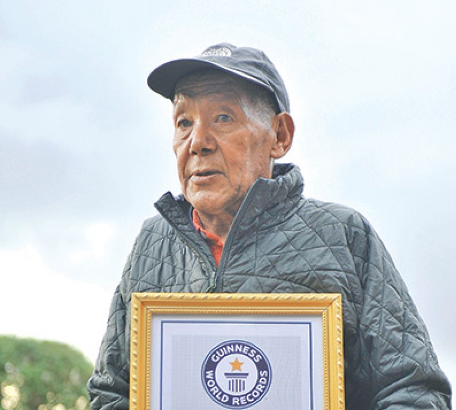 Ang Rita Sherpa was a record holder who had been awarded so many record in his life