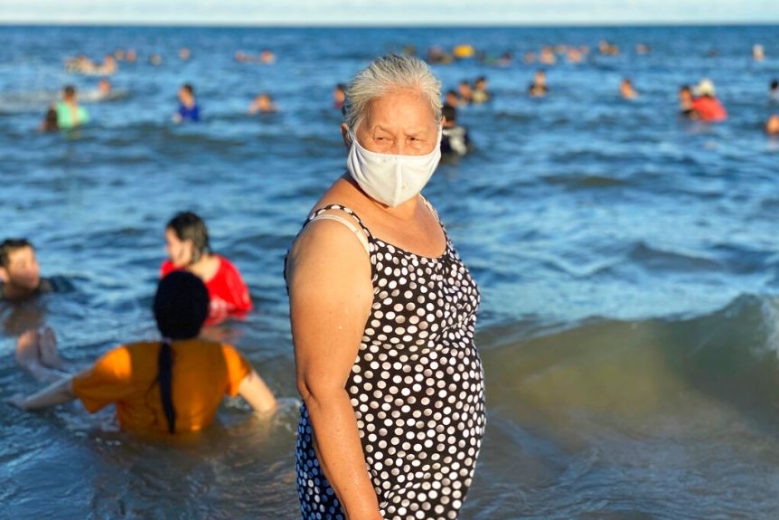 Da Nang's popular beaches have reopened after the second wave.(AP: Hau Dinh)