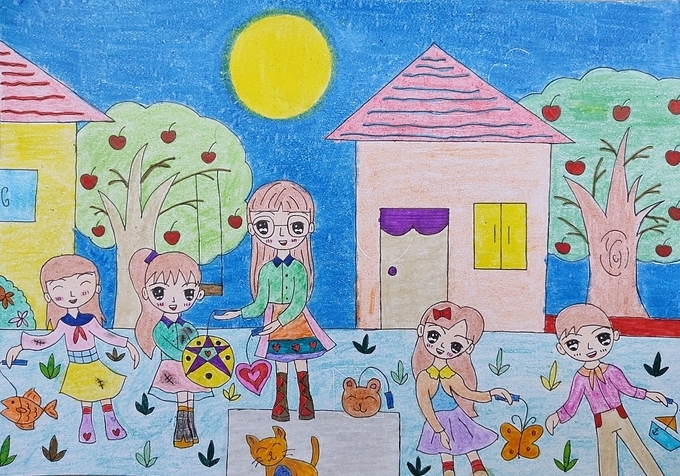 Festive Mid-Autumn vibes through children\'s drawings | Vietnam Times