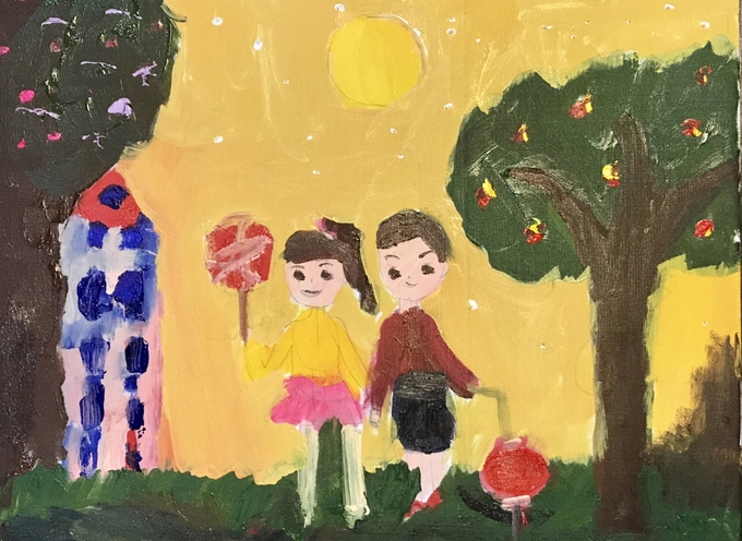 Festive Mid-Autumn vibes through children’s drawings