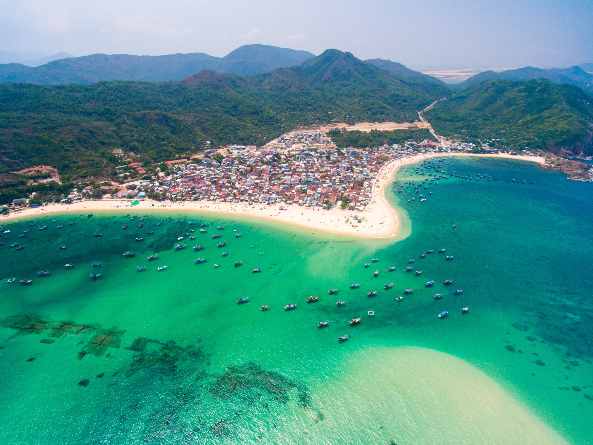 A bird-eye view of Quy Nhon, southern Vietnam