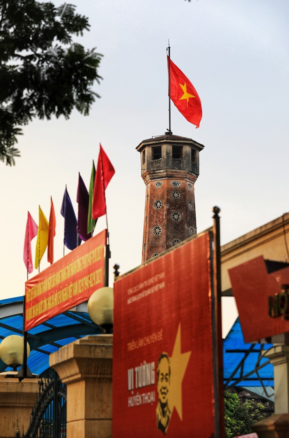 Hanoi Adorned with Red Flags on National Day