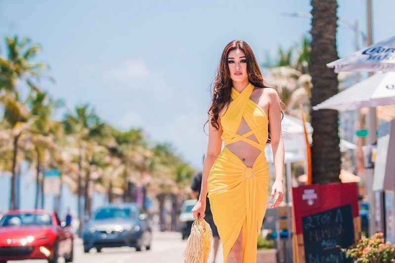 Vietnamese Beauty Khanh Van among Top 20 of Miss Grand Slam 2020