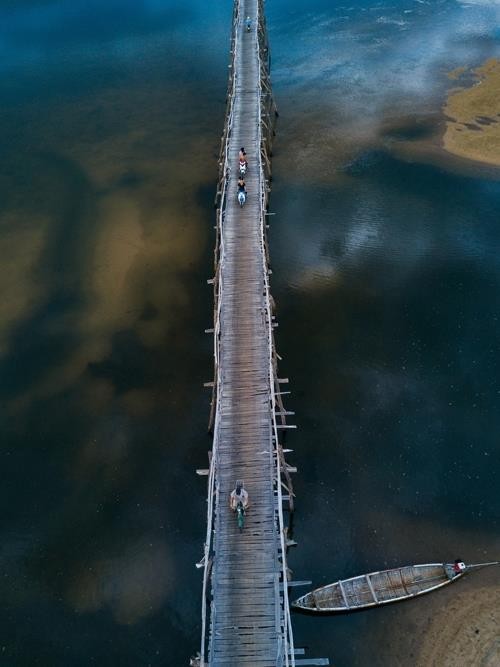 Ong Cop Bridge, Longest Wooden Bridge in Vietnam