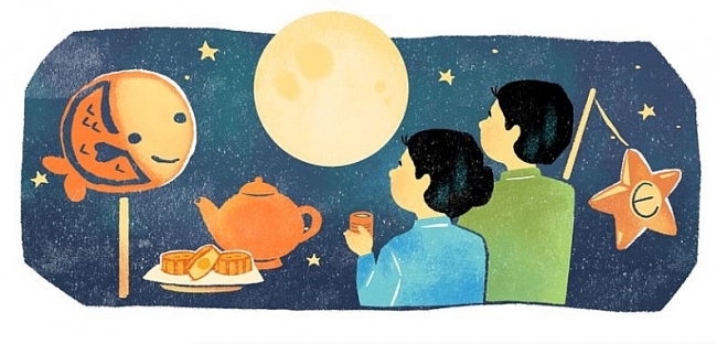 Google Doodle celebrates Mid-Autumn Festival with evocative illustration