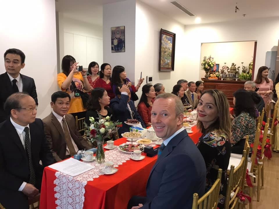 British Ambassador makes great groom’s representative on Scottish-Vietnamese couple’s marriage