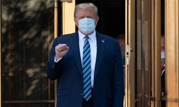 trump discharged from hospital after three days leaving stock market on the rise