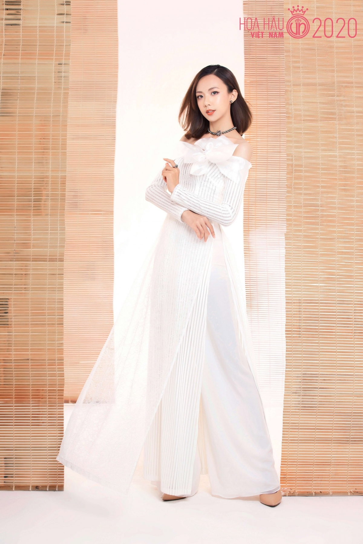 Traditional Ao Dai accentuates top Miss Vietnam contestants