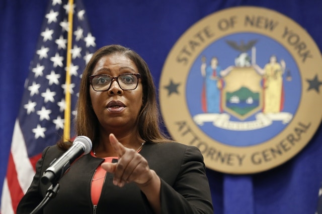 New York State Attorney General Letitia James 