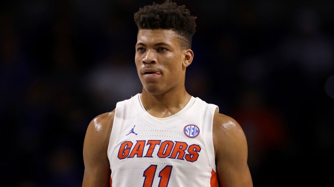 Gators basketball star Keyontae Johnson was in critical but stable condition Saturday afternoon after collapsing during Florida's game at Florida State (Photo: AP) 
