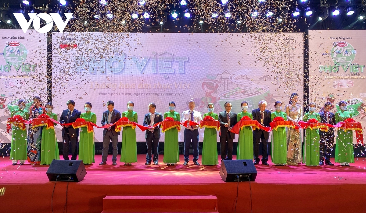 The opening ceremony of Pho Day December 12 (Photo: VOV) 