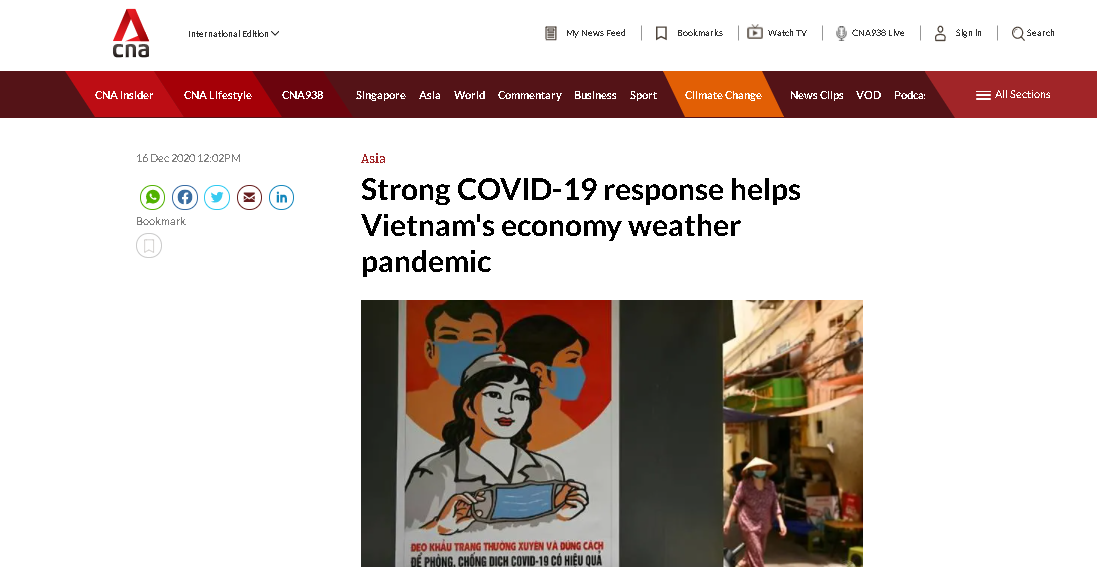 international press praises vietnams strong economic growth during pandemic