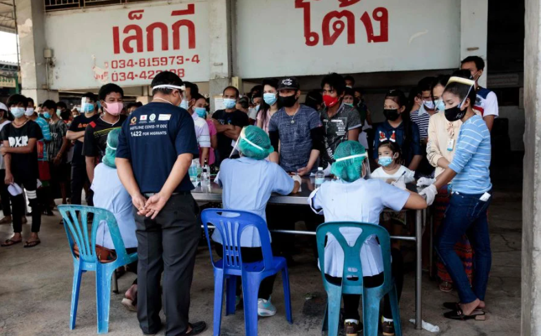 thailand to test thousands after shirmp market covid 19 outbreak