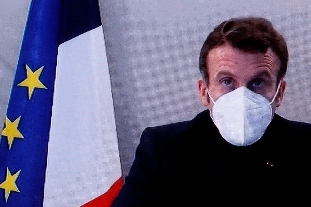 French President Emmanuel Macron’s health is showing signs of improvement (Photo: Malay Mail)  