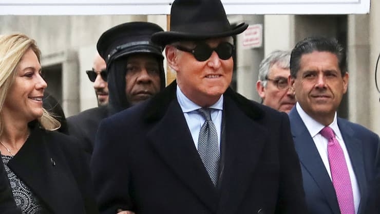 Roger Stone, former campaign adviser to U.S. President Donald Trump, arrives at the federal courthouse where he is set to be sentenced, in Washington, U.S., February 20, 2020. (Photo: Reuters)  