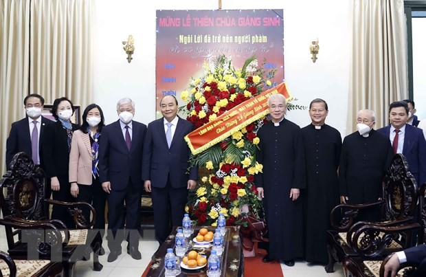 President Congratulates Hanoi Archdiocese Ahead of Christmas