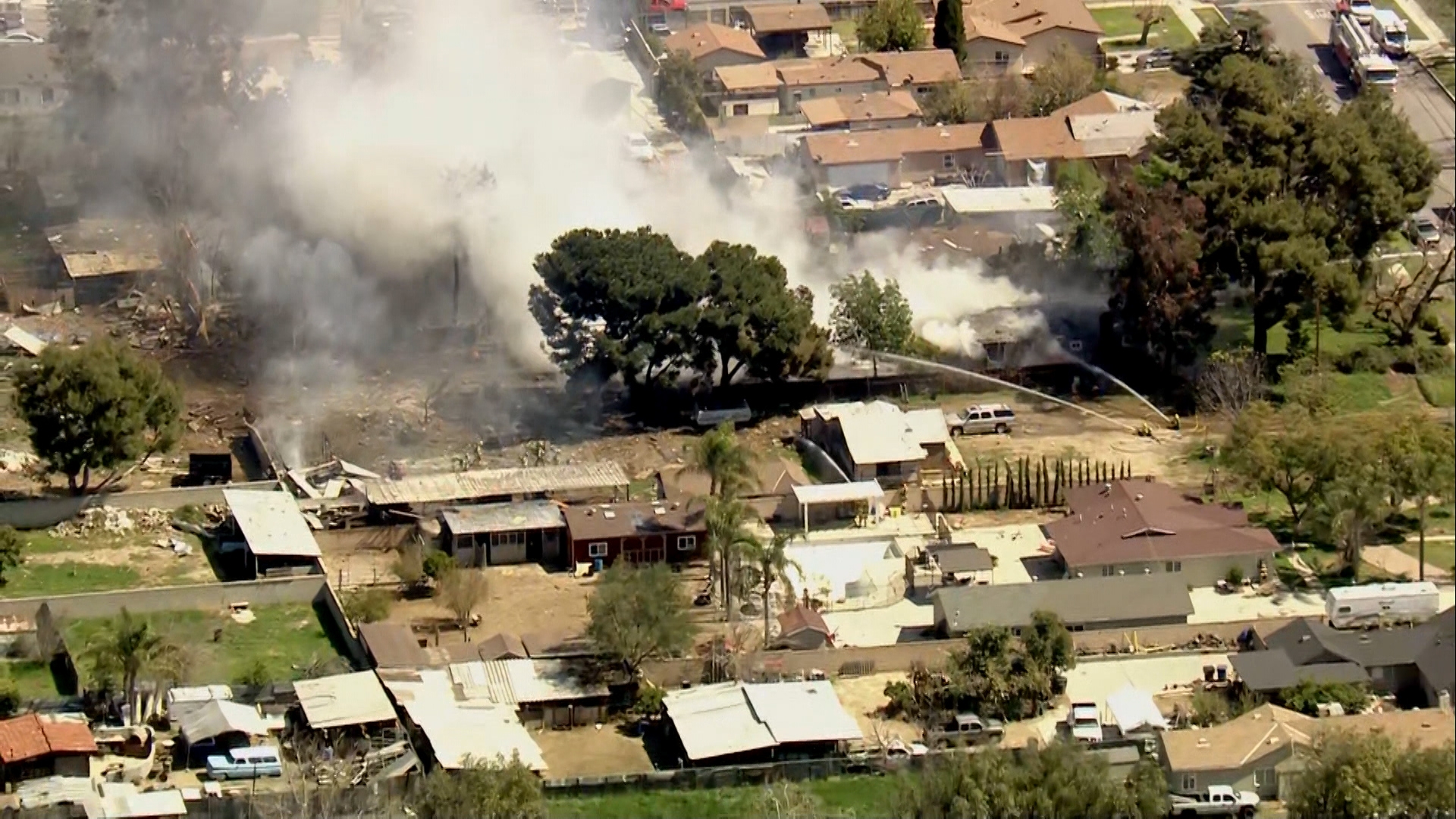 Two dead in massive California blast sparked by fireworks