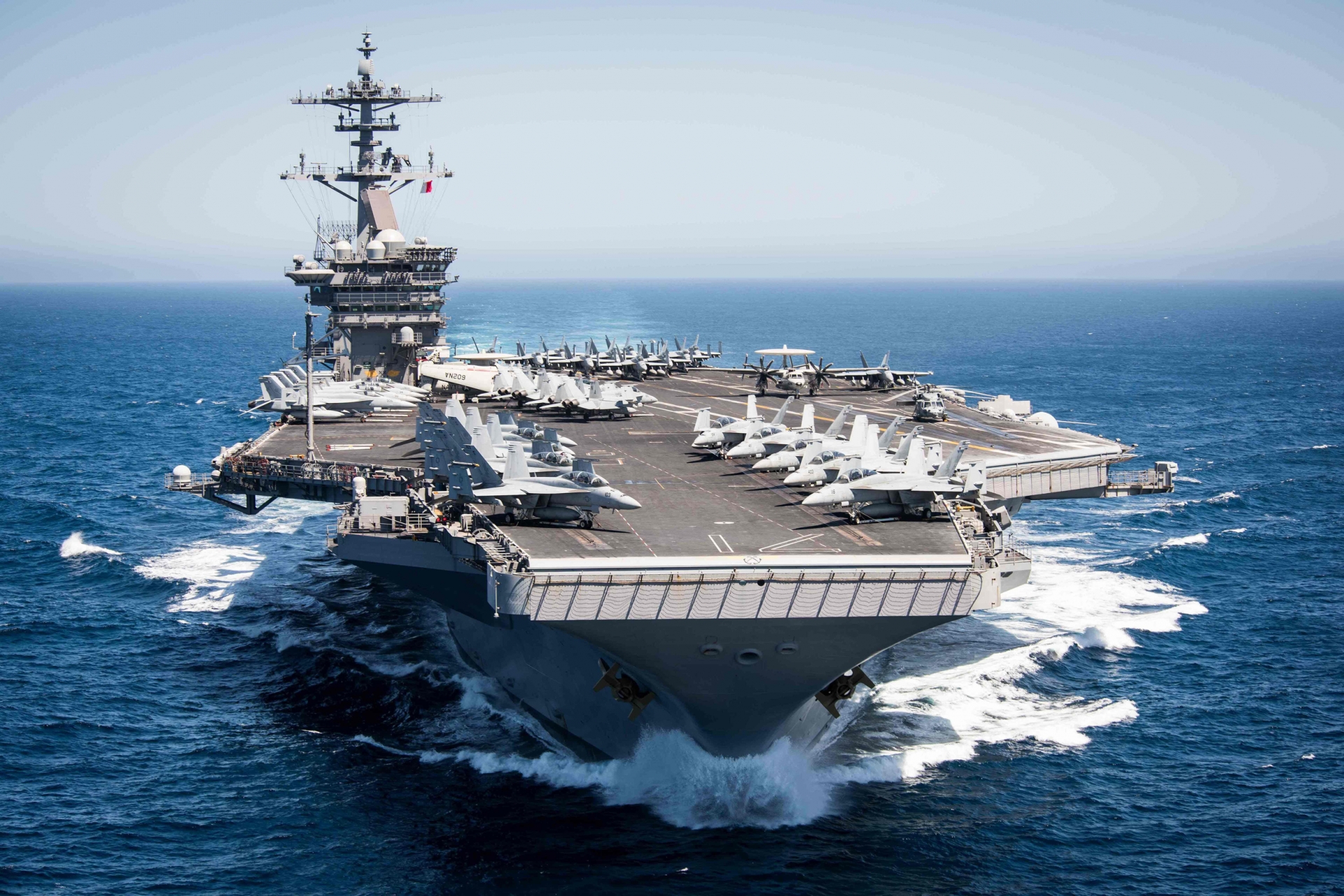 Aircraft carrier USS Theodore Roosevelt. Photo: NBC News