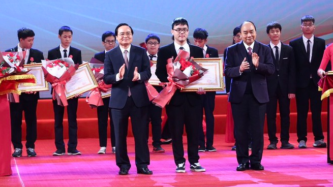 Students winning international Olympic awarded Labor Medals