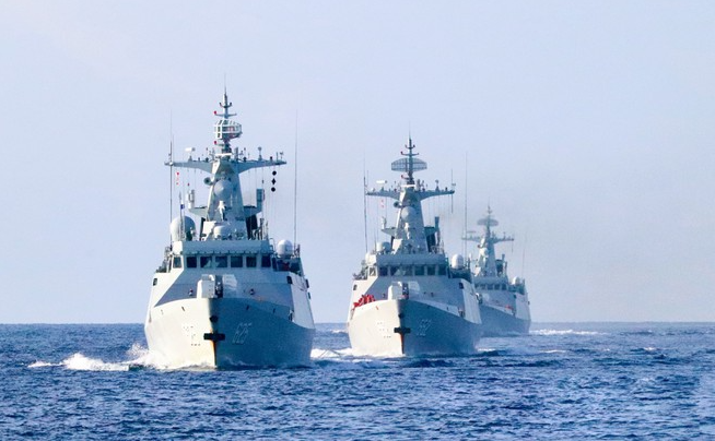 china flaunts warships to impose threats in the bien dong sea