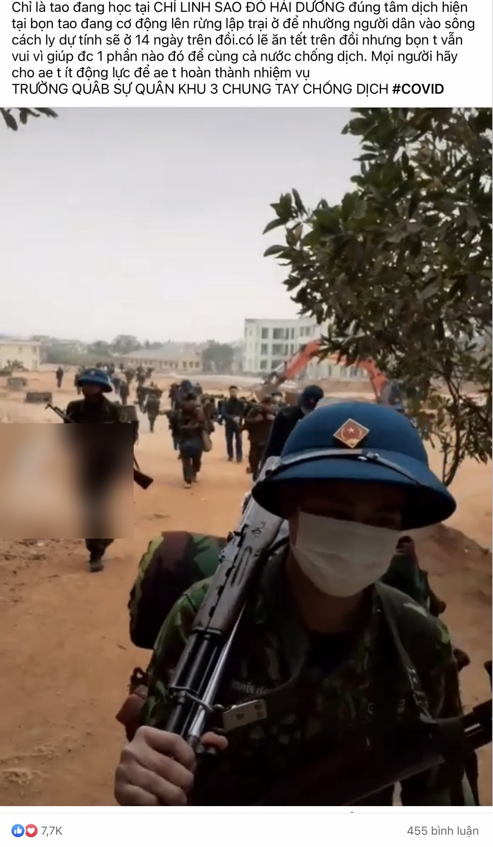 young soldiers leave barracks to forest making room for covid 19 quarantine