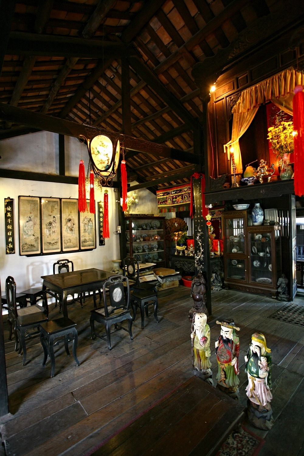 Inside an 240-year-old house of Hoi An Inside an 240 year-old house of Hoi An