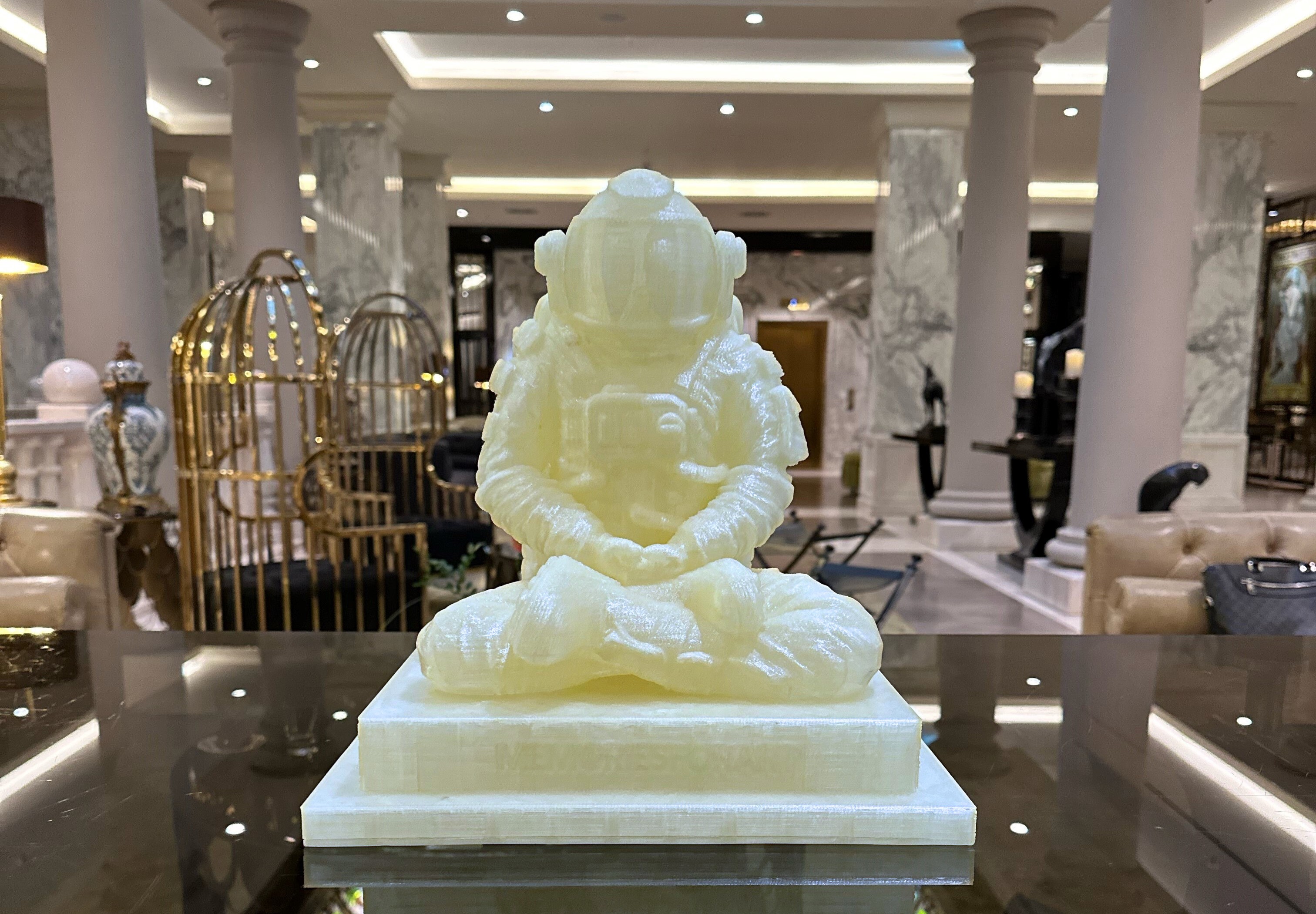 Camm Solutions Partners with MemoriesForArt for 3D Printed, Eco-Friendly Astronaut Buddha