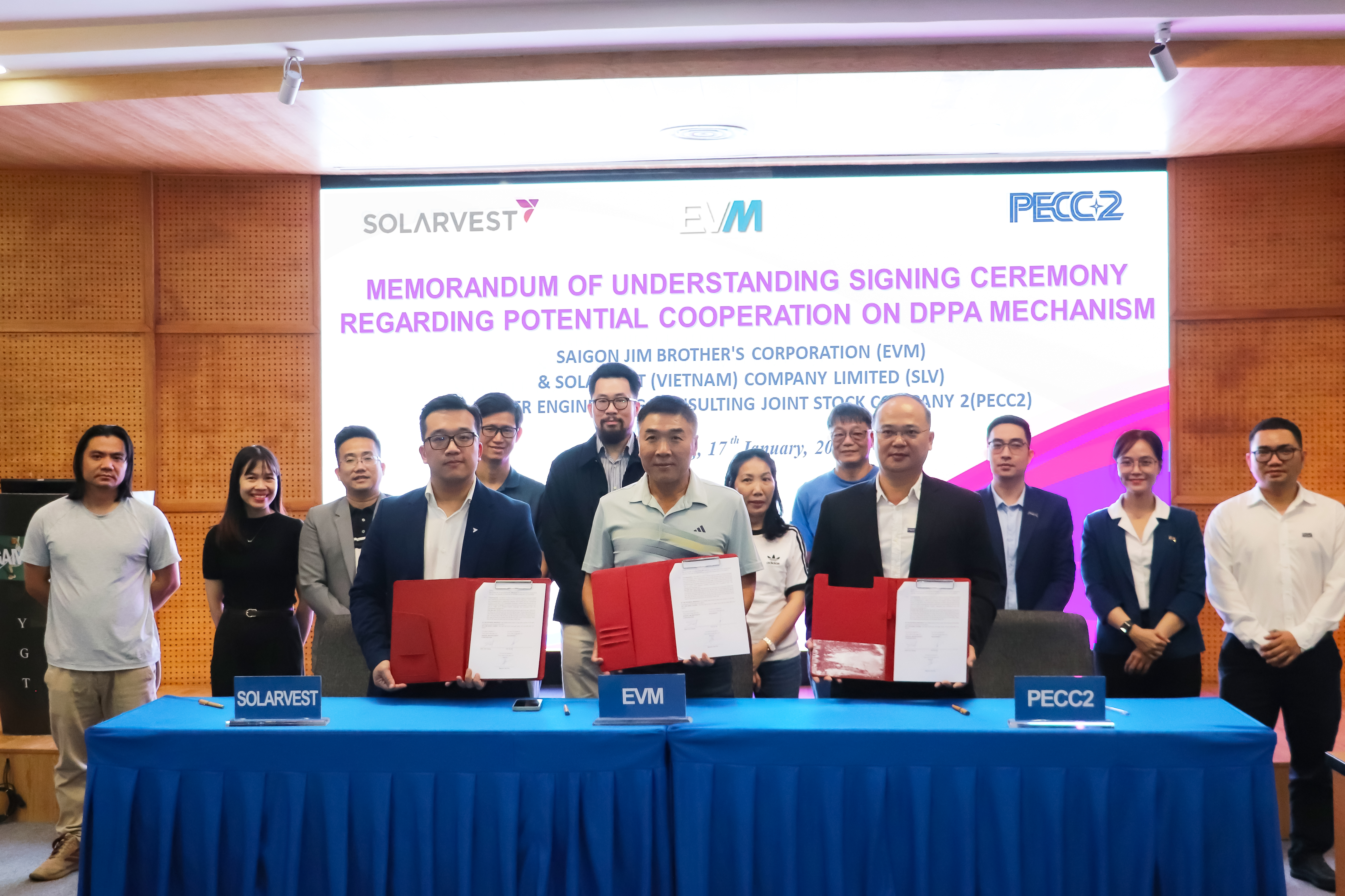 EVM, Solarvest, PECC2 Forge Strategic Partnership to Accelerate Renewable Energy Adoption in Vietnam