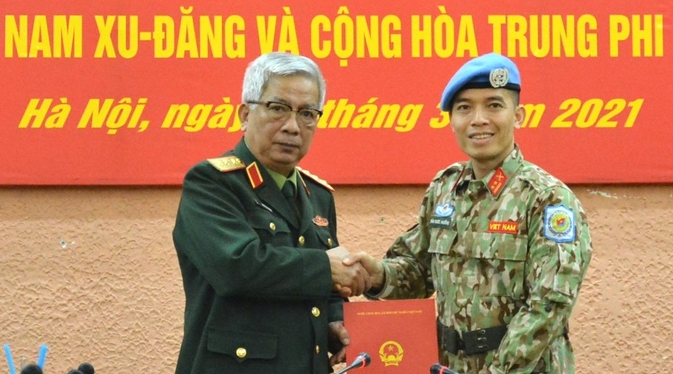 Vietnamese peacekeeping officer sent to work at UN headquarters