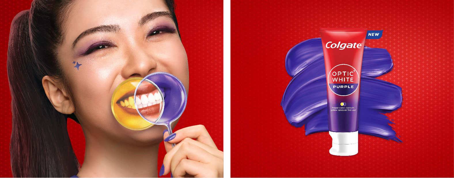 colgate unveils its first ever purple toothpaste colgate optic white purple