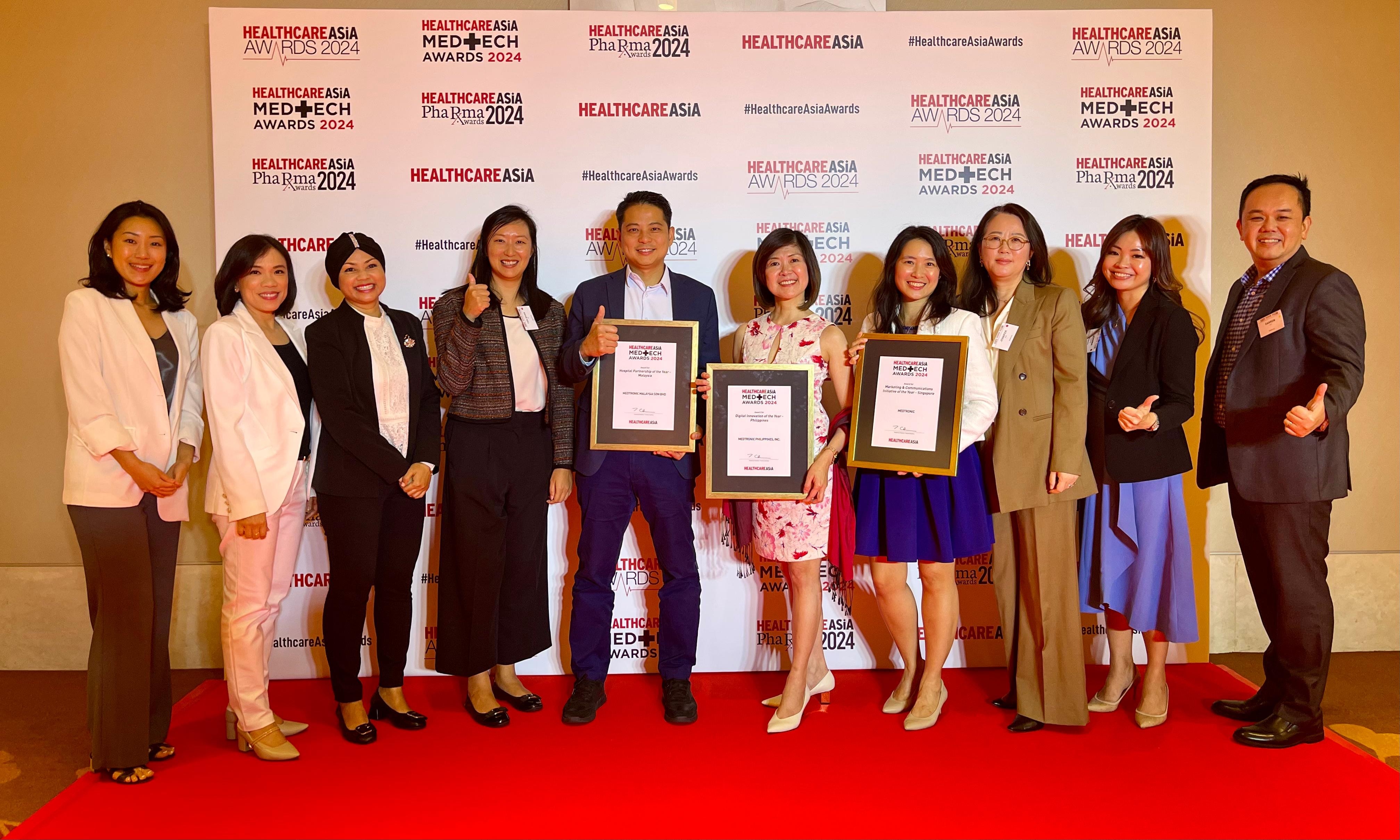 Medtronic receives top accolade in 3 countries at Healthcare Asia Medtech Awards 2024